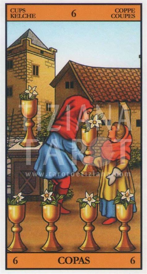 El 6 de copas en el tarot